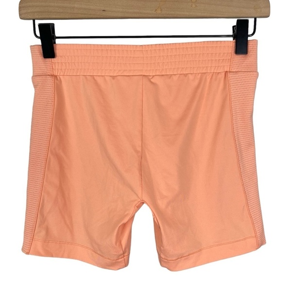 Adidas by Stella McCartney Running Short Small Elastic Waist Pull On Mesh Orange - Picture 4 of 7